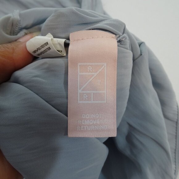 For 2 By Ramy Brook Gray Long Sleeve Cold Shoulder Maternity Top Women Size M - Picture 5 of 9